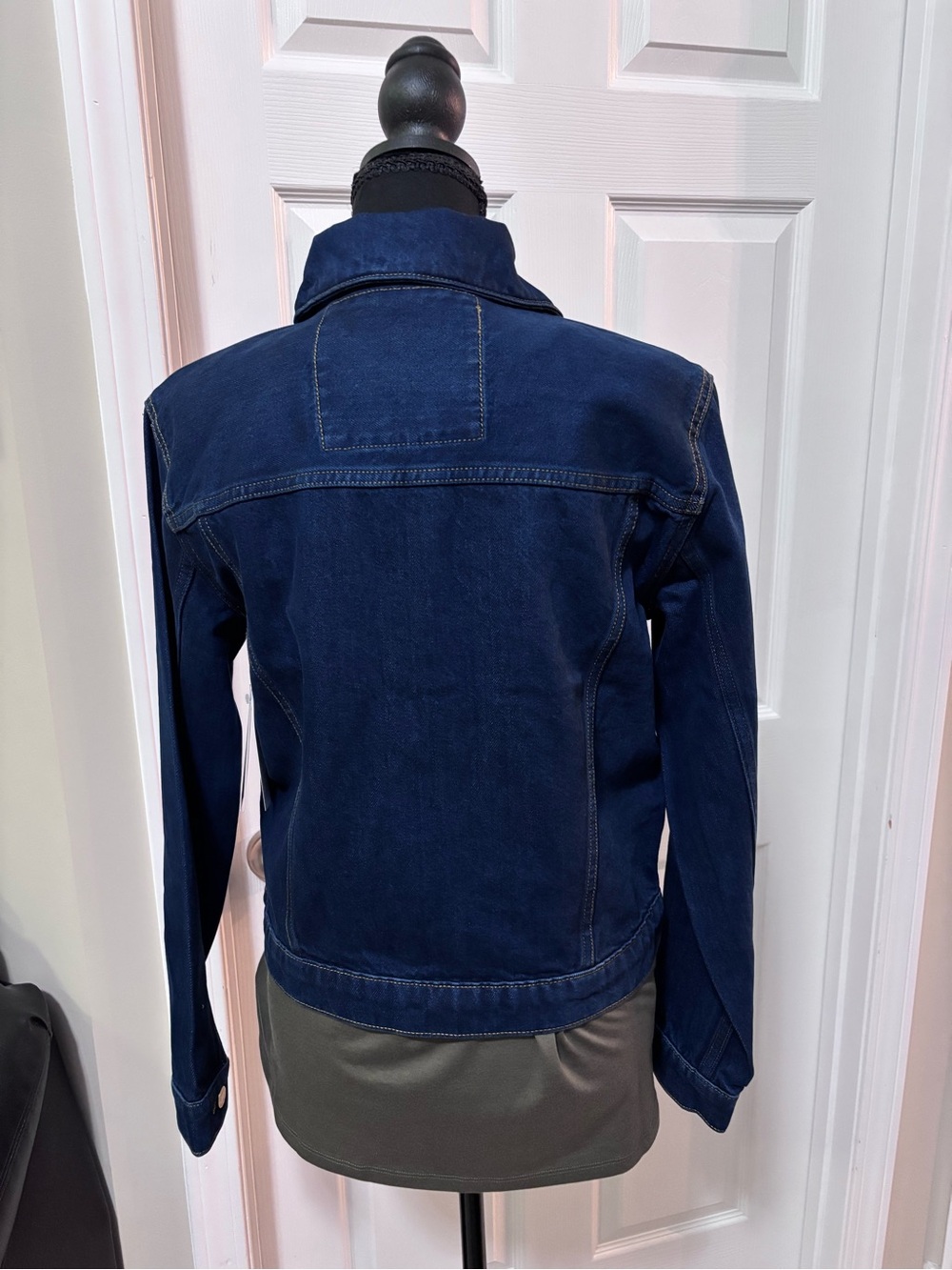 Michael Kors Women’s Vintage Dark Blue Denim Jacket - Y2K - Picture 8 of 12